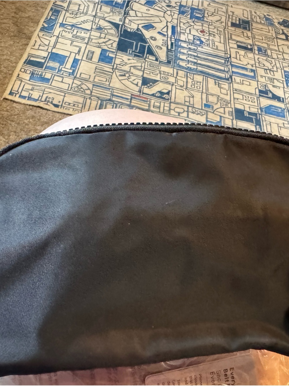 lululemon athletica Black Crossbody Pouch